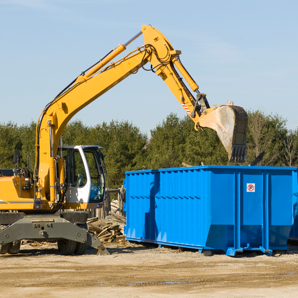 what are the rental fees for a residential dumpster in Alleyton